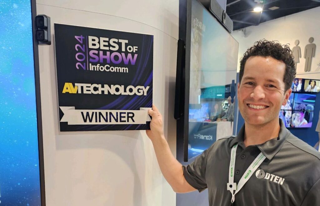 DTEN Vue Pro awarded Best of Show at InfoComm 2024